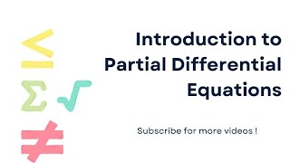 Introduction to Partial Differential Equations  SGEETHA  SNS Institutions [upl. by Garrett214]