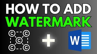 How To Make A Watermark In Microsoft Word [upl. by Aizirk17]