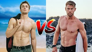 Chris Evans vs Chris Hemsworth Transformation ★ 2021 [upl. by Trotta]