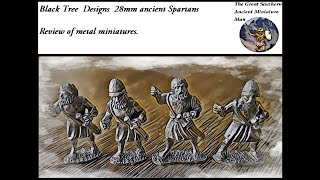 28mm Spartan Unarmoured Hoplites by Black Tree Designs [upl. by Detta]