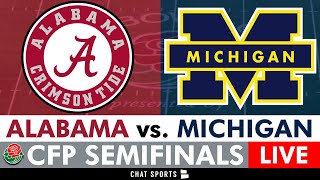 Alabama vs Michigan Live Streaming Scoreboard PlayByPlay Highlights 2024 CFP Semifinal On ESPN [upl. by Camm]