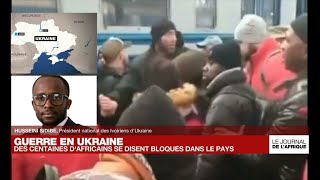 Guerre en Ukraine  de nombreux Africains bloqués dans le pays • FRANCE 24 [upl. by Idham]