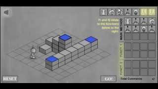 Lightbot levels 1 2 3 4 5 6 7 8 9 playthrough  how to do the levels [upl. by Alitha779]