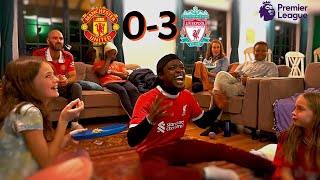 🇰🇪 amp 🇺🇸 Fans React  MAN UNITED 0  3 LIVERPOOL  MATCH REACTION PREMIER LEAGUE [upl. by Alexa]