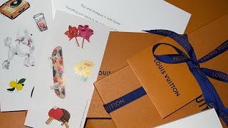 Louis Vuitton Pocket Agenda Refill 2024 Part 1 Unboxing [upl. by Martita861]