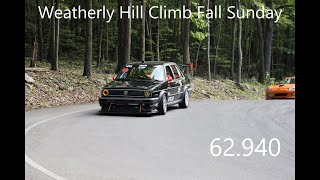 Weatherly Hill Climb Fall Sunday  2023 [upl. by Krebs]