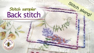 Learn this easy versatile stitch to add to your embroideries You can also stitch along with me [upl. by Cayser]