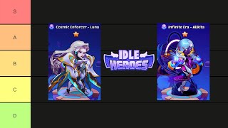 IDLE HEROES  NEWEST TRANSCENDENCE HERO  TIER LIST [upl. by Erodasi517]