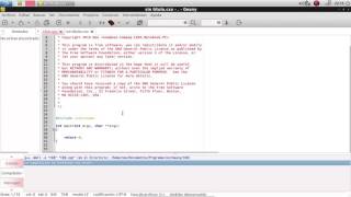 Primer proyecto de programacione en Geany [upl. by Oramlub]