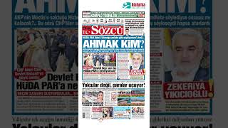 Sözcü Gazetesi 1 Sayfa  17 Eylül 2024 [upl. by Deehan]