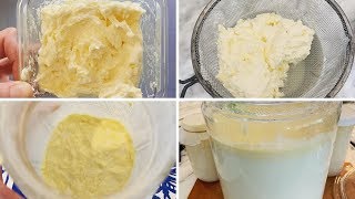 MANTEQUILLA FERMENTADA  con búlgaros kefir de leche [upl. by Jeffery120]