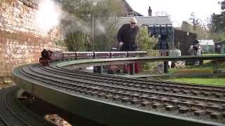 Live Steam Gauge 1 GTG at the WHR 2015 part 1 [upl. by Diraf]