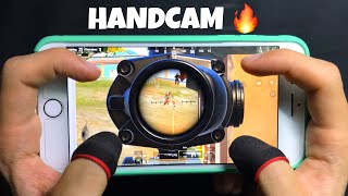 PUBG Mobile Handcam 😱 KING of 4 Finger  Full Gyroscope  iPhone 8 Plus [upl. by Settera]