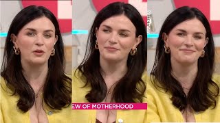 Aisling Bea Huge Cleavage in Low Cut Top  ITVs Lorraine Show 2092024 [upl. by Adnah]