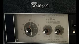 How USE Set Old Three Dial Cooking TIMER Clock on Appliance Hotpoint Whirlpool Maytag GE Tappan [upl. by Nauqet16]