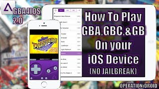 How To Get GBA4iOS 20 and ROMs NO JAILBREAK NO COMPUTER [upl. by Schnorr517]