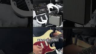 ToneX Vox AC30 vs ToneX Fender Twin Reverb Worship guitar pedalboard fender vox worship reverb [upl. by Assyral]