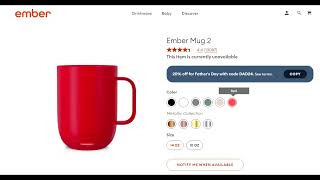 149 Ember 2 Coffee Mug Unboxing amp Thoughts After 850 Uses [upl. by Lazos]