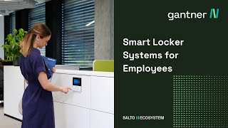 Locker locking systems for employees – Central Terminal System from GANTNER [upl. by Ransell]