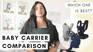 BEST BABY CARRIER 2020  Ergobaby Boppy amp Babybjorn comparison amp tutorial [upl. by Shapiro]