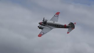 Shuttleworth Military Airshow 2023 Avro Anson [upl. by Tavish53]