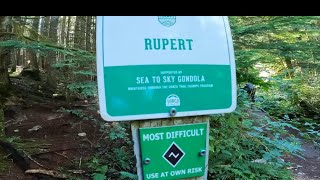 Rupert MTB Trail  Alice Lake  Squamish British Columbia Canada [upl. by Outhe997]