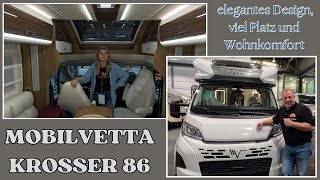 TCMESSE LEIPZIG  MOBILVETTA KROSSER 86  MODELL 2025  Vorstellung und Roomtour [upl. by Arahsat]