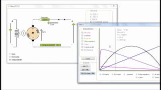 Motor CC Simu  Cambios de velocidad [upl. by Irrac]