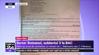 Ce subiecte au primit candidații la proba de Limba română de la BAC 2023 [upl. by Melise]