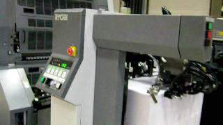 Ryobi 750 offset press at Finesse Druk [upl. by Neahs]