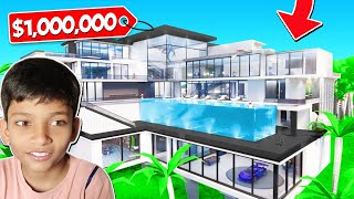 I built a MEGA MANSION in ROBLOX [upl. by Hsetirp]