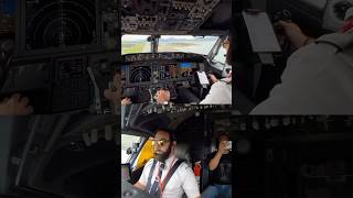 Boeing 737 MAX 8 Cockpit Landing POV shorts aviation [upl. by Lamok]