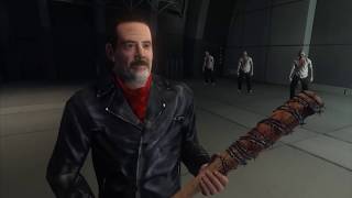 Negan Vs Rick Rap Battle With DJ Carl Poppa [upl. by Nitsej]