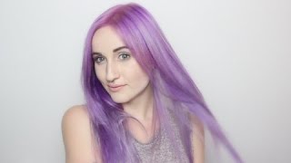 How To Sterling Violet Hair Tutorial  ARCTIC FOX HAIR COLOR [upl. by Cort856]