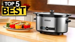 TOP 5 RIDICULOUSLY GOOD Crock Pots Today’s Top Picks [upl. by Pattani]