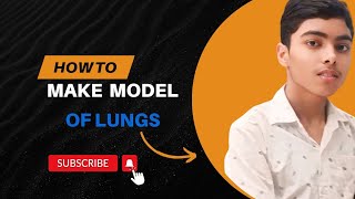 How to make Model of lungs 🫁 In two minuteswith tech sahilvideoviral [upl. by Gnuoy]