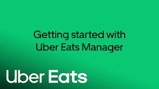 Uber Eats Manager Overview  Uber Eats [upl. by Edmanda]