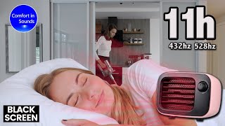 Vacuum Cleaner Sound and Smooth Heater Noise to Sleep Deeply White Noise Reduce Anxiety 432hz [upl. by Eiruam567]