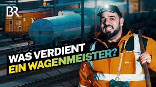 Kontrolle beim Güterzug Der verantwortungsvolle Job als Wagenmeister  Lohnt sich das  BR [upl. by Yttap294]