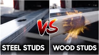 Framing Studs Steel vs Wood [upl. by Napas]