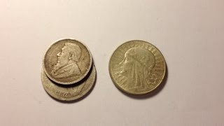 World Silver Coins South Africa New Zealand Poland [upl. by Lindi]