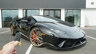 2019 Lamborghini Huracan Performante Spyder Start Up Exhaust Walkaround and Review [upl. by Yerggoeg]