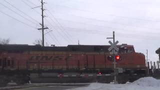 Route 47 Grade Crossing Mazon IL 1615 [upl. by Ayoted]