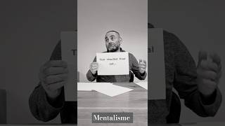 Mentalisme expérience de magie incroyable mentalisme mentaliste magie [upl. by Aerdied]