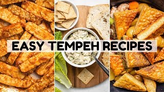 Easy  Yummy Tempeh Recipes Vegan [upl. by Elizabeth207]