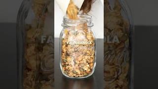 High protein granola  Fall Edition granola granolarecipe highproteinrecipes healthyrecipe [upl. by Anail]