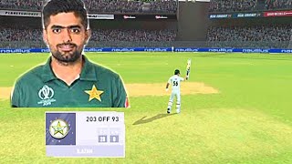 Babar Azam Showing His Batting Skills Against England In Test Match  RC 24 [upl. by Enidlarej]