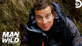 Bear Grylls Essential Survival Tips in New Zealand  Man Vs Wild  Discovery [upl. by Shalom]