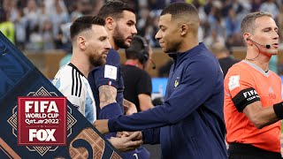 Argentina and France walk outs and national anthems ahead of World Cup Final  2022 World Cup [upl. by Okin]