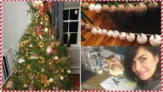 COMO DECORAR ARBOL DE NAVIDAD NATURAL PASO A PASO  RUSTIC GLAM 🎄 Christmas Tree [upl. by Oakes]